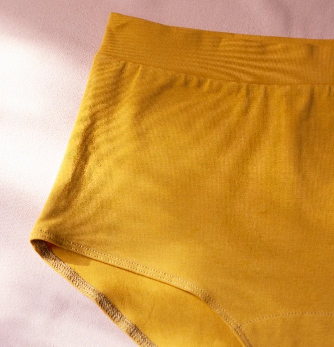 Atelier B High Waisted Underwear (Ochre or Cobalt) - Image 3