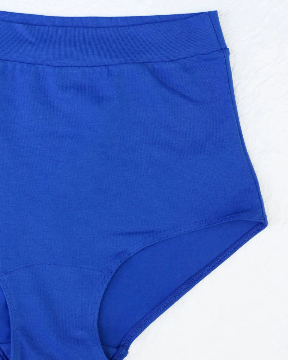 Atelier B High Waisted Underwear (Ochre or Cobalt) - Image 4