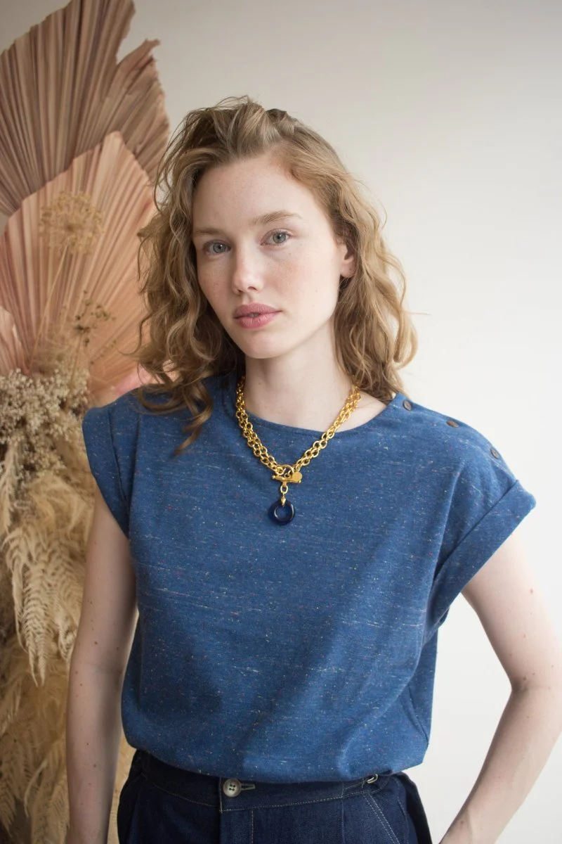 Atelier B Tee (Navy Confetti) - Image 3