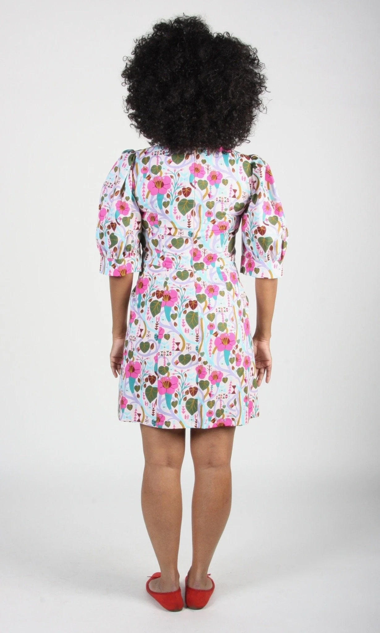 Birds of North America Halcyon Dress - Trumpet Vine (Online Exclusive) - Image 7