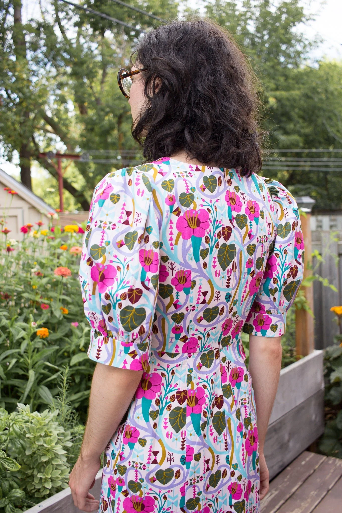 Birds of North America Halcyon Dress - Trumpet Vine (Online Exclusive) - Image 8