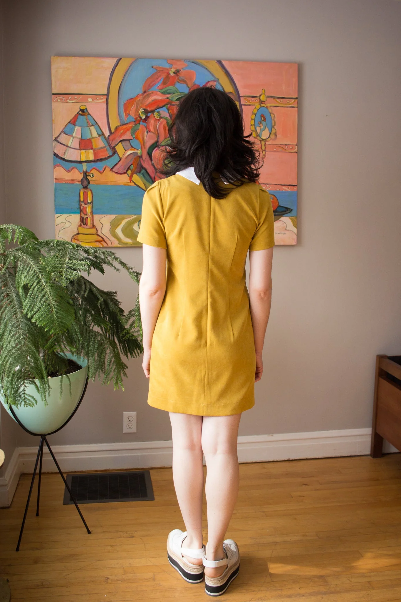 Birds of North America Peep Dress (Dandelion) - Image 3