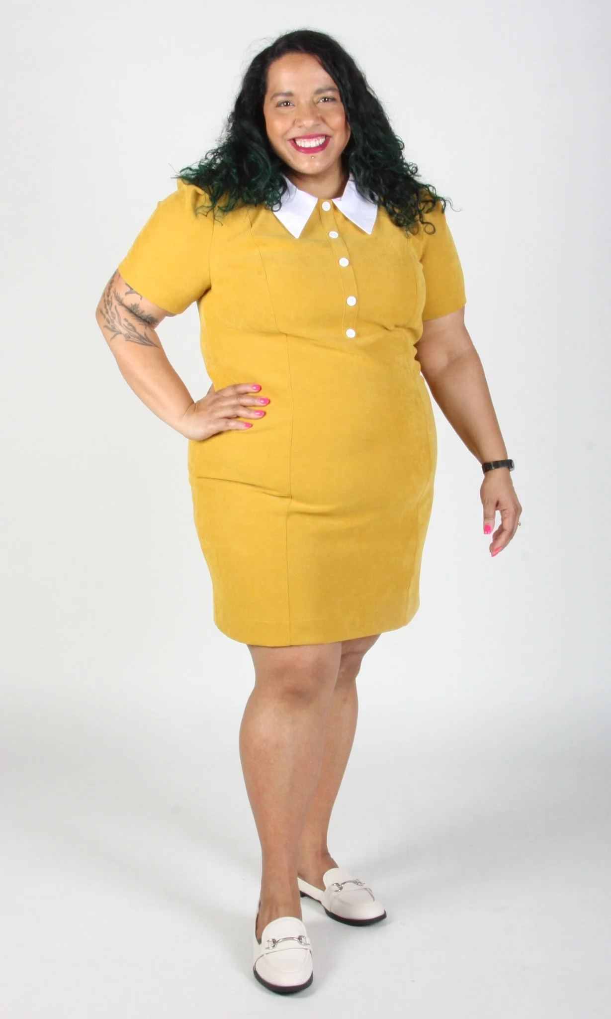 Birds of North America Peep Dress (Dandelion) - Image 4