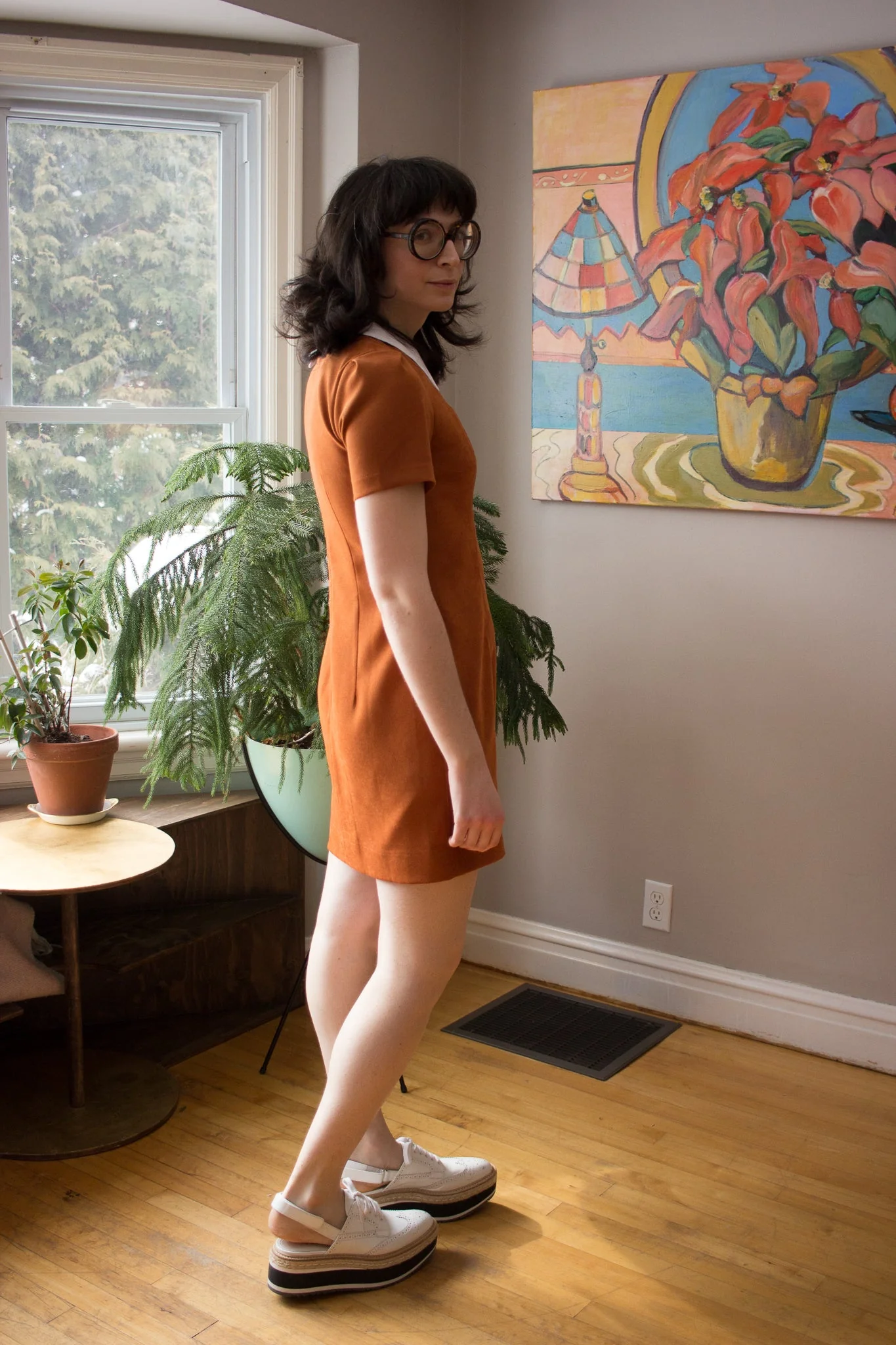 Birds of North America Peep Dress (Marmalade) - Image 4