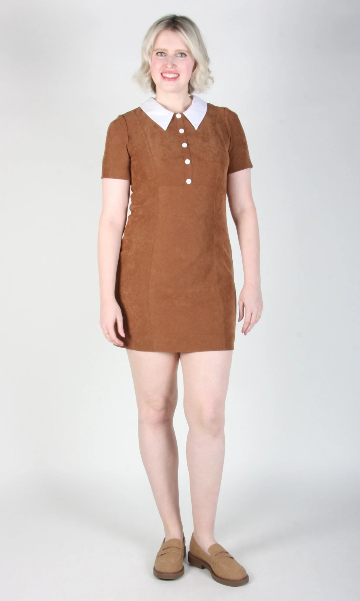 Birds of North America Peep Dress (Sepia) - Image 7
