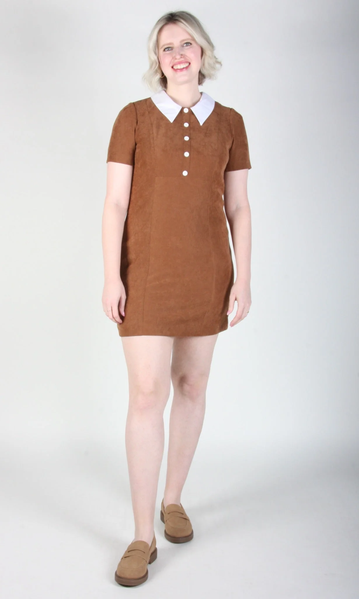 Birds of North America Peep Dress (Sepia) - Image 8
