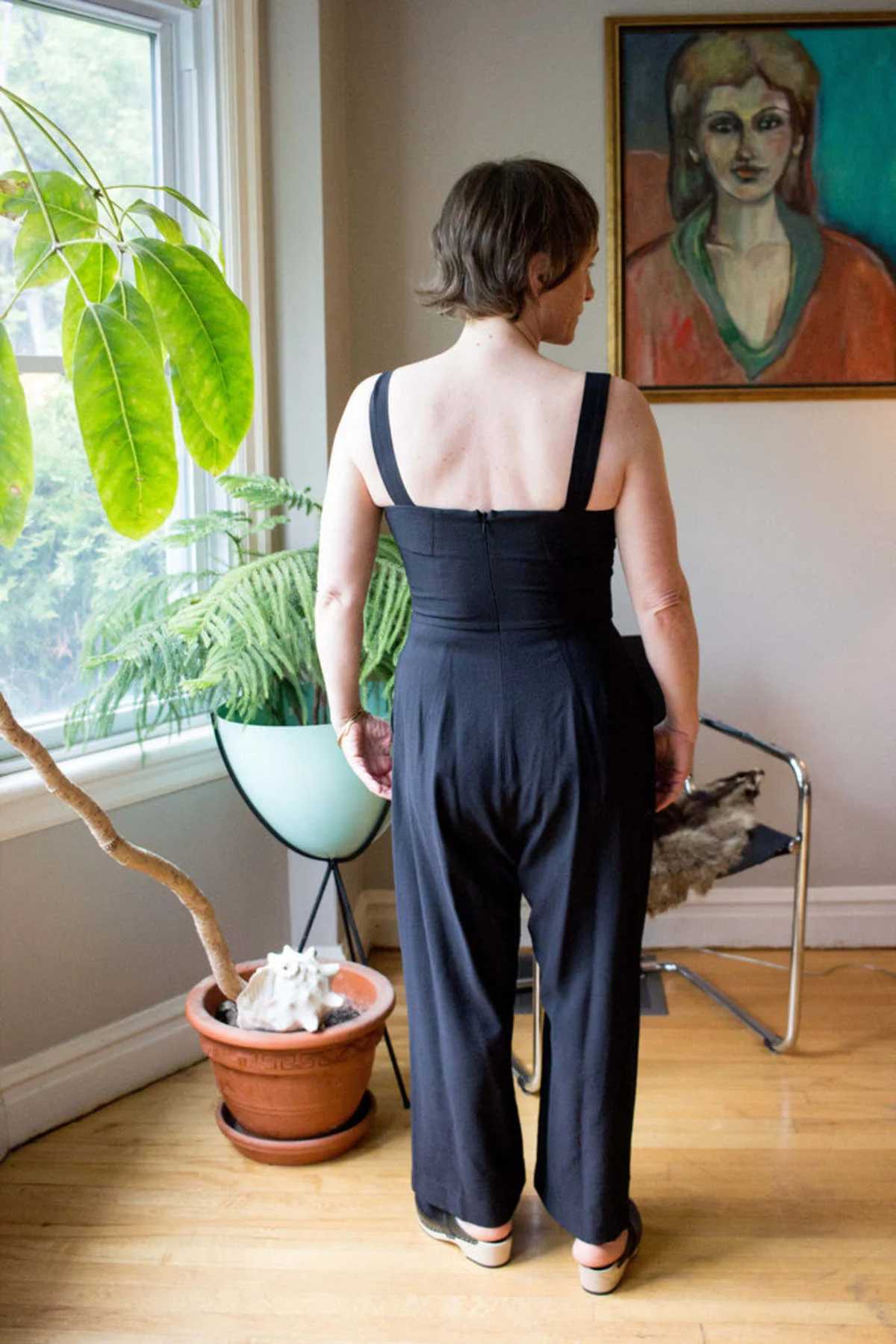 Birds of North America Sandgrouse Jumpsuit - Black (Online Exclusive) - Image 4