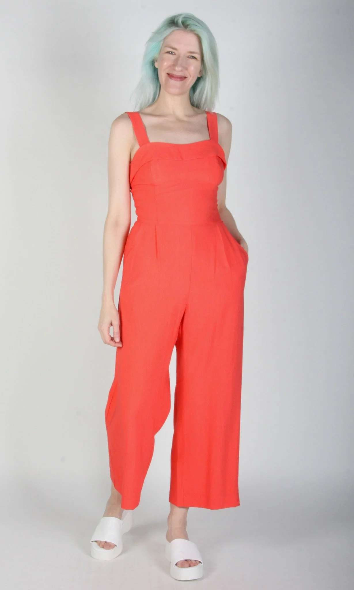 Birds of North America Sandgrouse Jumpsuit - Coral (Online Exclusive) - Image 4
