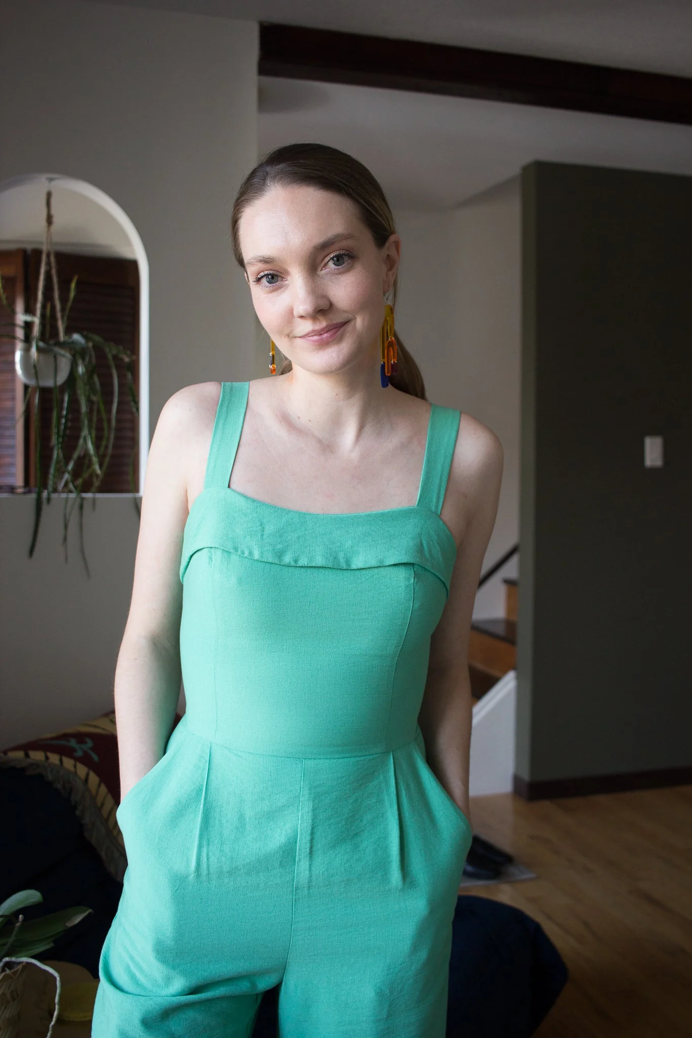 Birds of North America Sandgrouse Jumpsuit - Mint Julep (Online Exclusive) - Image 3