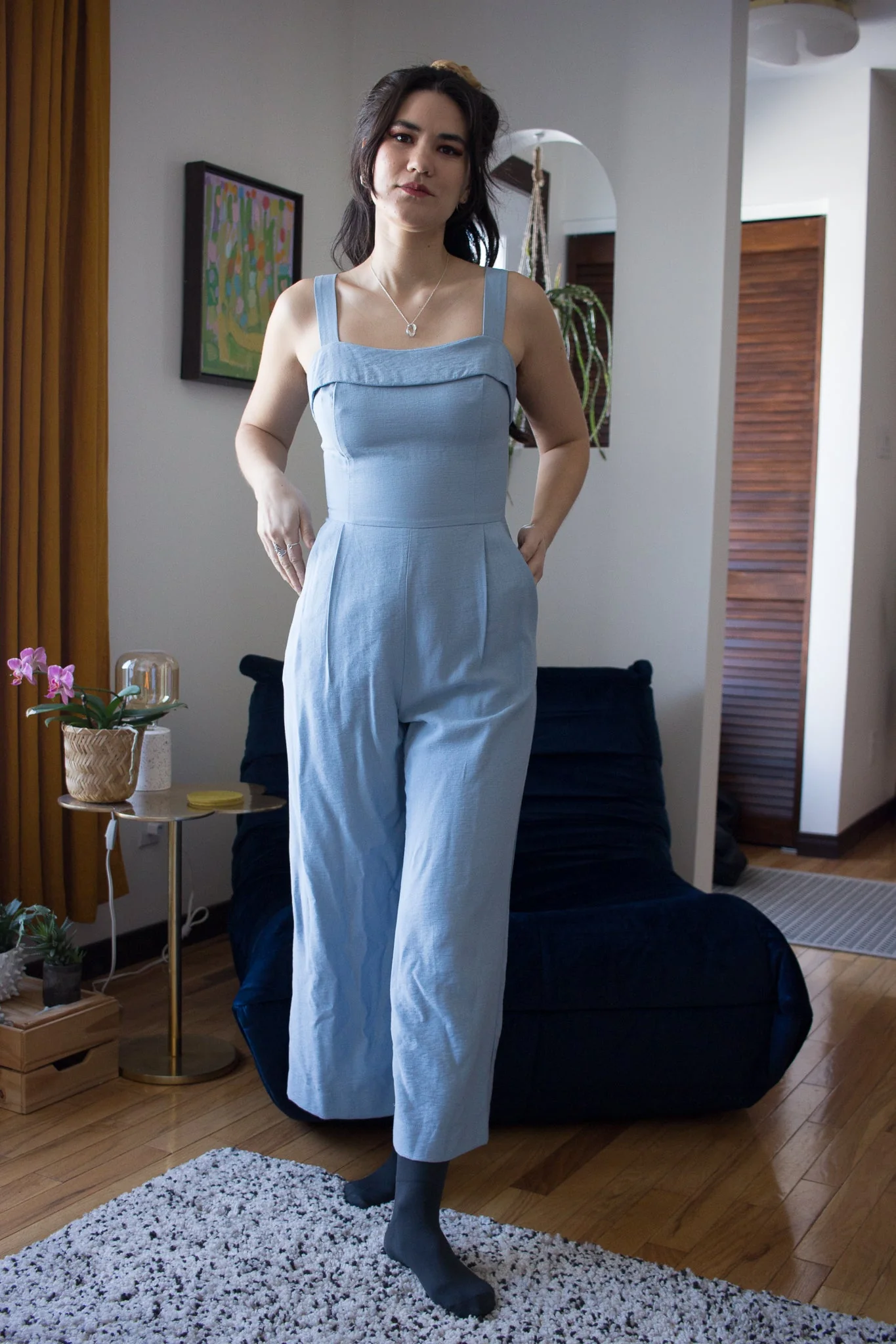 Birds of North America Sandgrouse Jumpsuit - Morning Sea (Online Exclusive) - Image 5