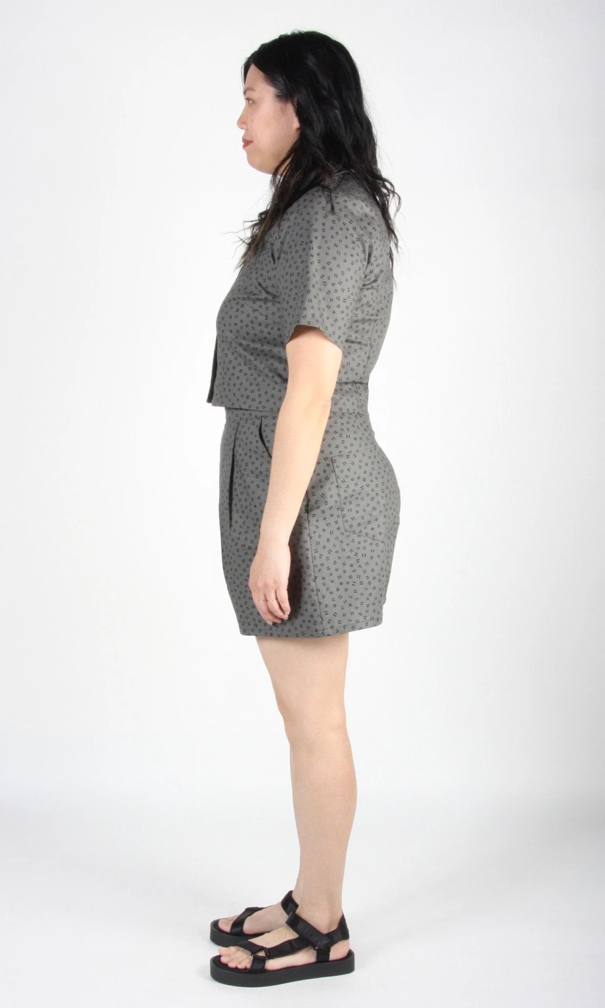 Birds of North America Umbrellabird Shorts - Grey Hatch (Online Exclusive) - Image 10