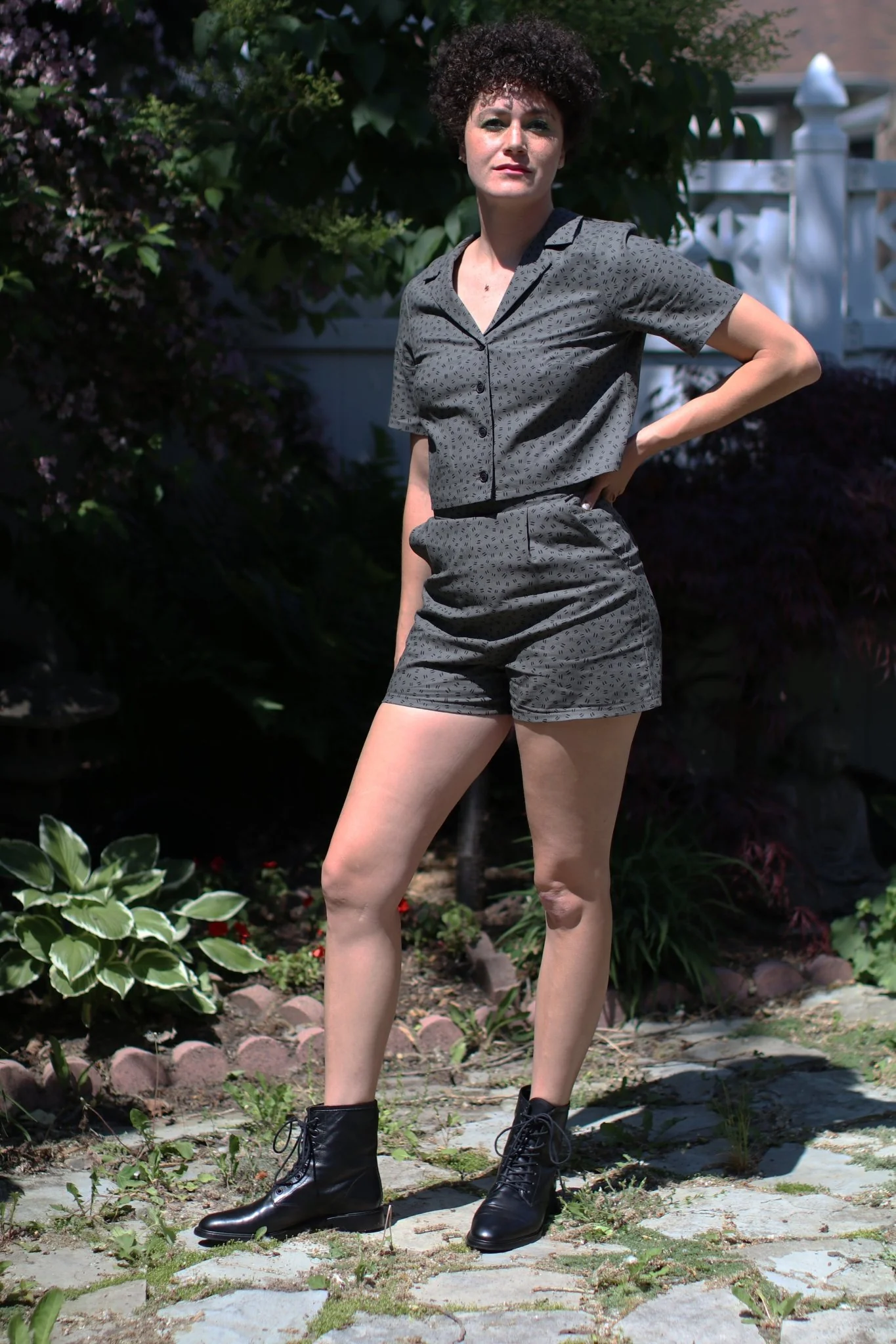 Birds of North America Umbrellabird Shorts - Grey Hatch (Online Exclusive) - Image 3