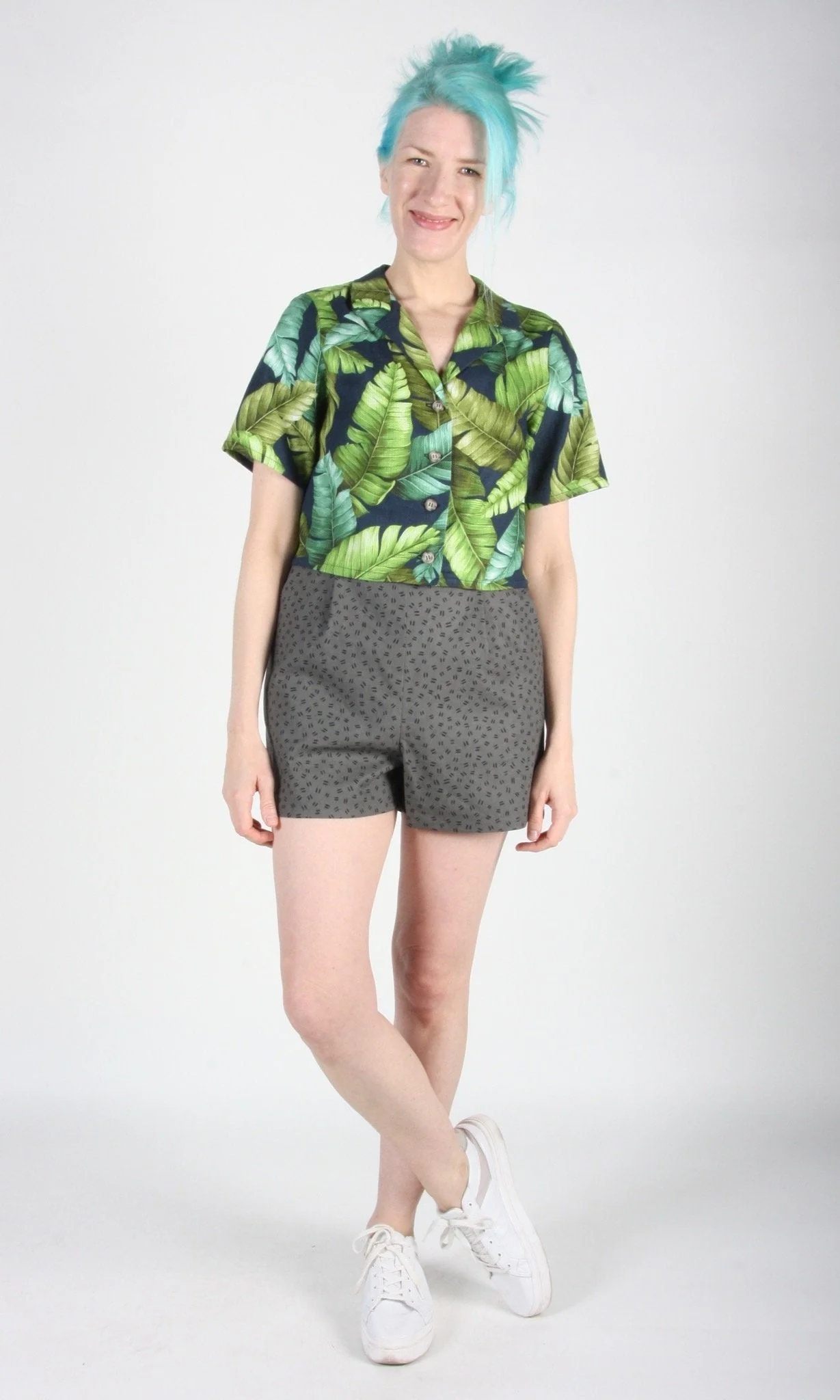 Birds of North America Umbrellabird Shorts - Grey Hatch (Online Exclusive) - Image 4