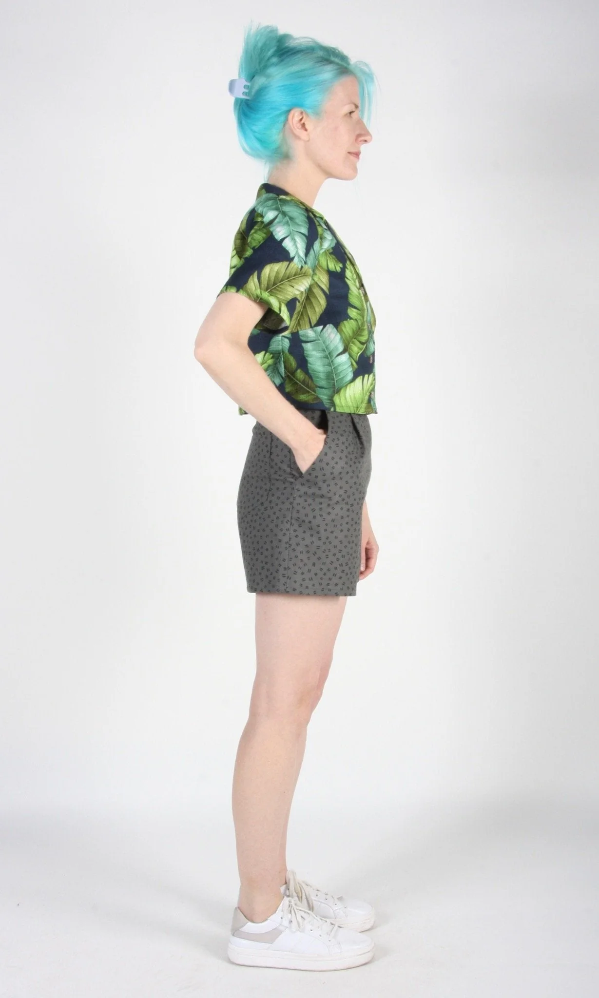 Birds of North America Umbrellabird Shorts - Grey Hatch (Online Exclusive) - Image 8