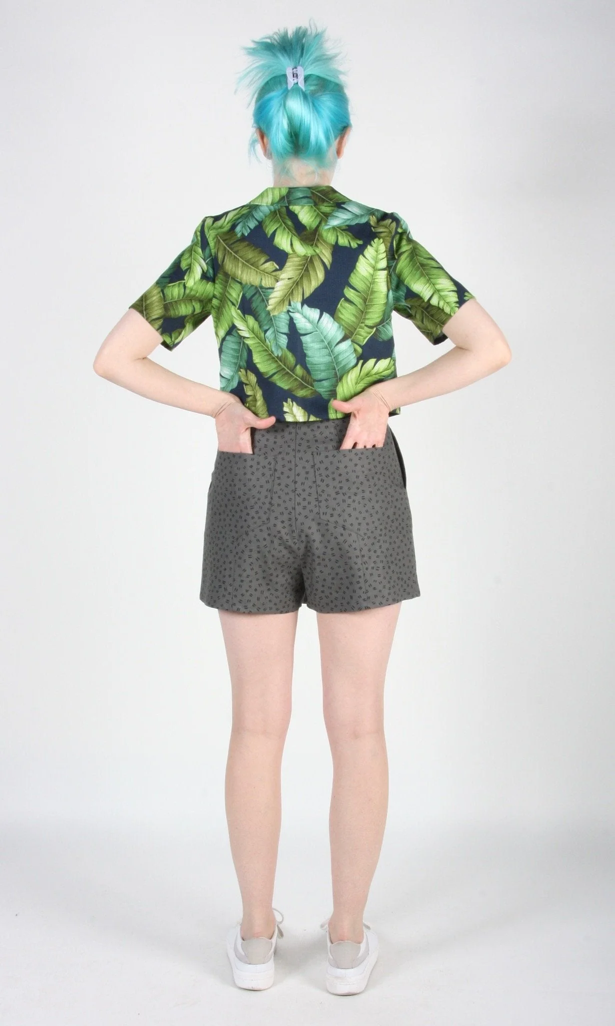 Birds of North America Umbrellabird Shorts - Grey Hatch (Online Exclusive) - Image 9