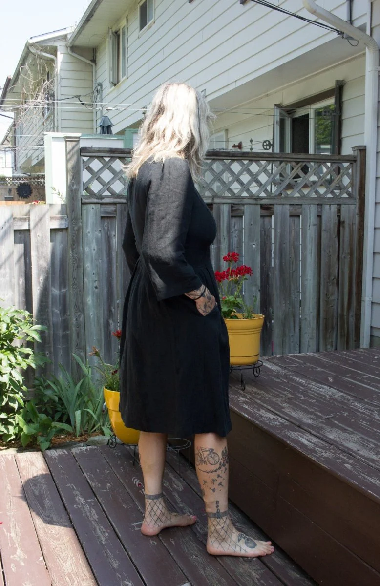 Birds of North America Whistling Snipe Dress - Black (Online Exclusive) - Image 3