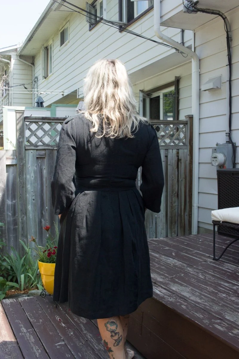 Birds of North America Whistling Snipe Dress - Black (Online Exclusive) - Image 4