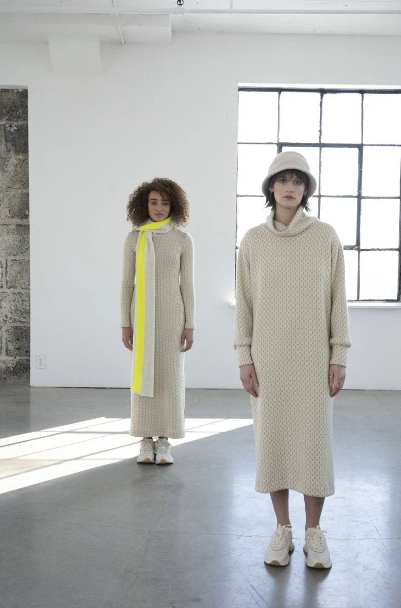 Bodybag Gilmour Maxi Dress - Cream or Black Boing Knit (Online Exclusive) - Image 5