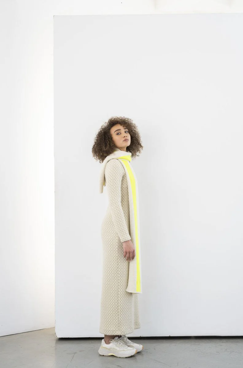 Bodybag Gilmour Maxi Dress - Cream or Black Boing Knit (Online Exclusive) - Image 6