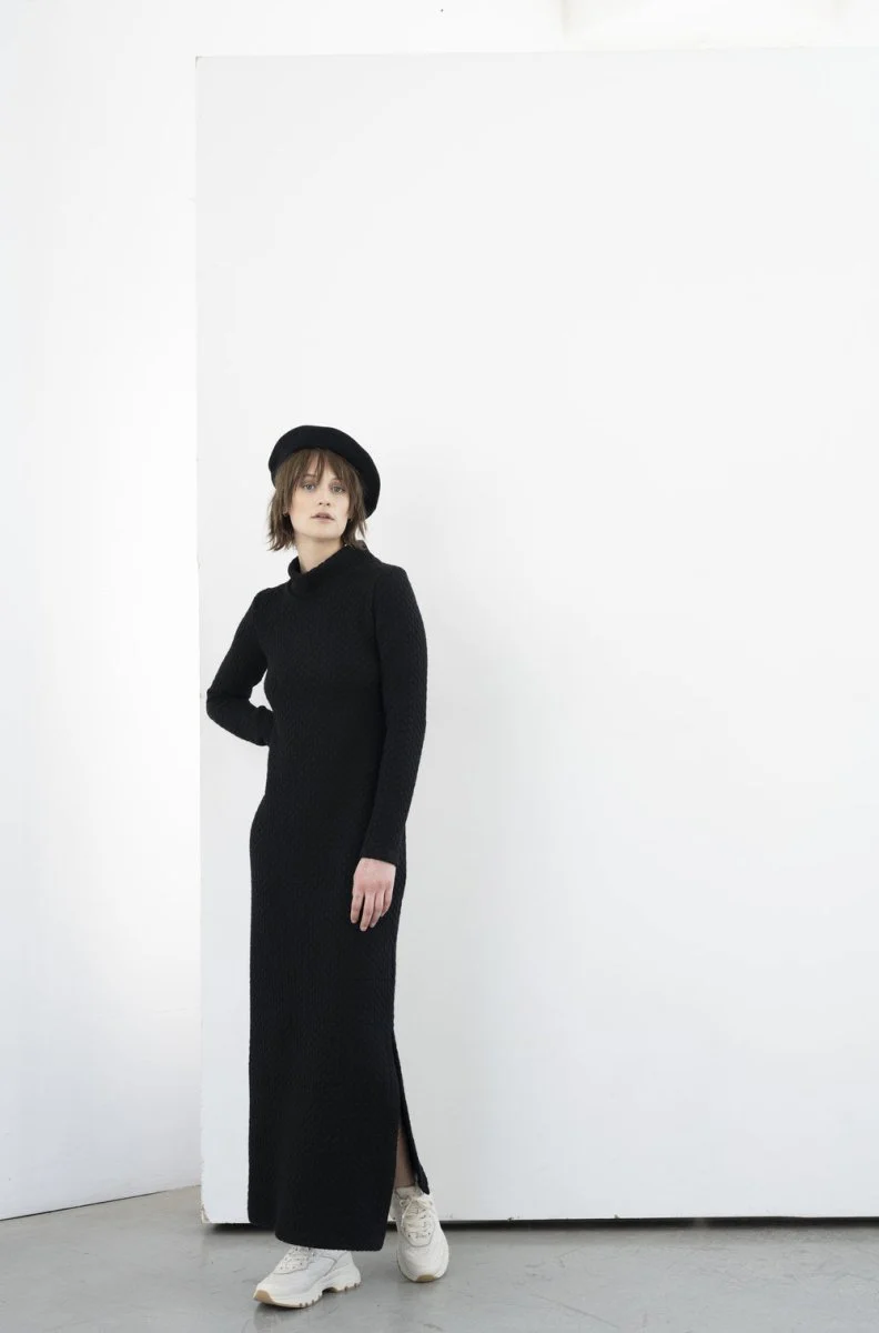 Bodybag Gilmour Maxi Dress - Cream or Black Boing Knit (Online Exclusive) - Image 8