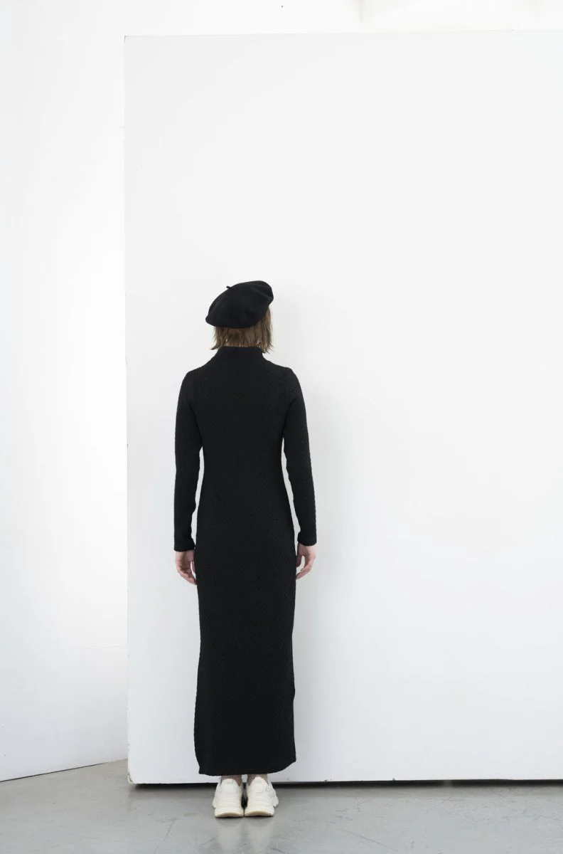 Bodybag Gilmour Maxi Dress - Cream or Black Boing Knit (Online Exclusive) - Image 9