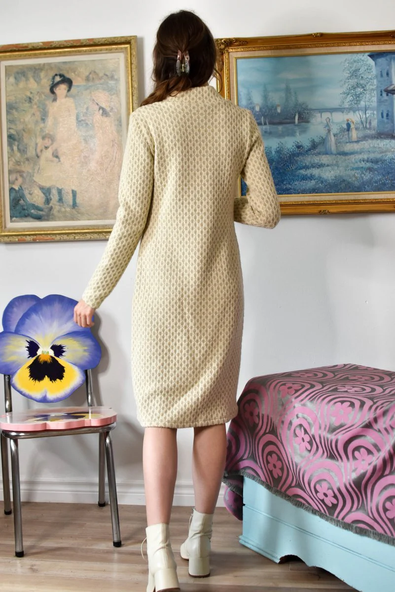 Bodybag Lennon Dress - Black or Cream Boing Knit (Online Exclusive) - Image 4