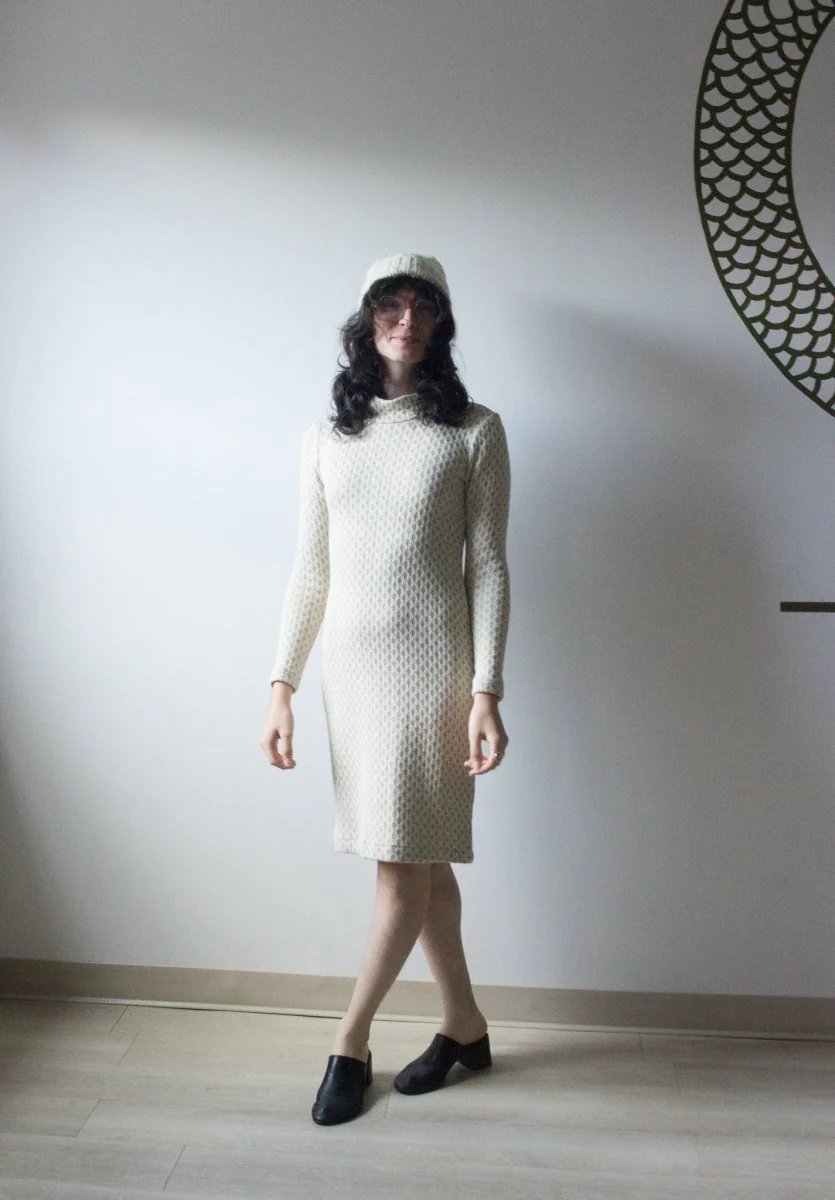 Bodybag Lennon Dress - Black or Cream Boing Knit (Online Exclusive) - Image 9