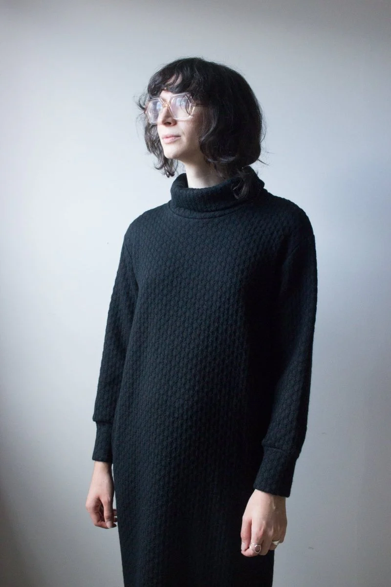 Bodybag Stewart Dress - Black or Cream Boing Knit (Online Exclusive) - Image 4