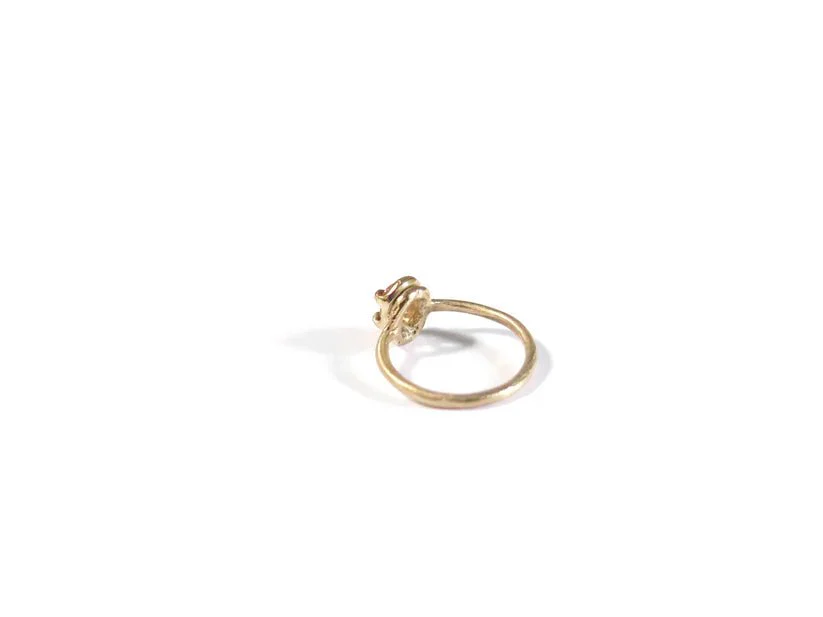 Elaine Ho 14K Gold Ring (Hessonite) - Image 7