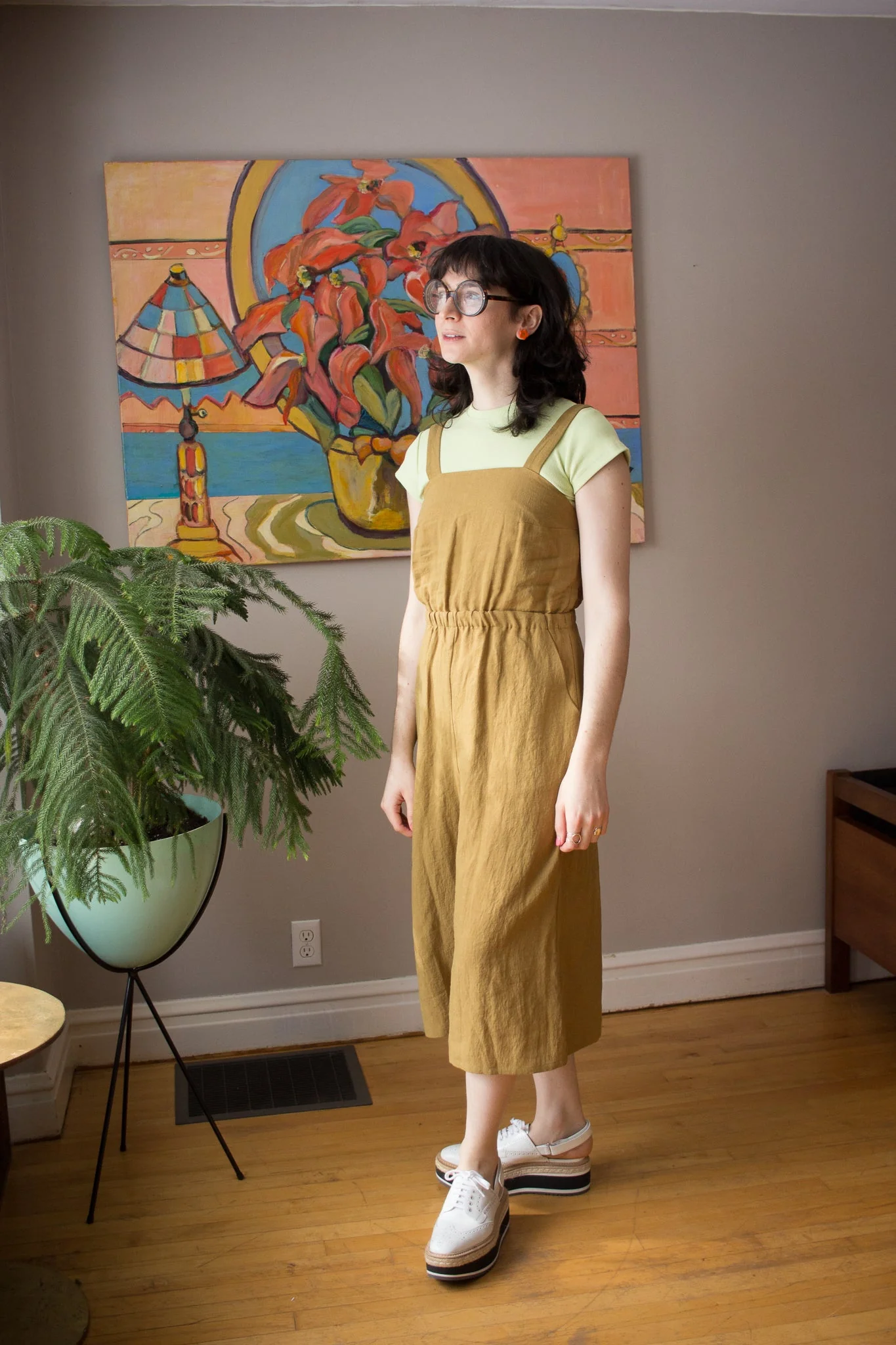 Eve Gravel Gaia Jumpsuit - Olive (In Store) - Image 12