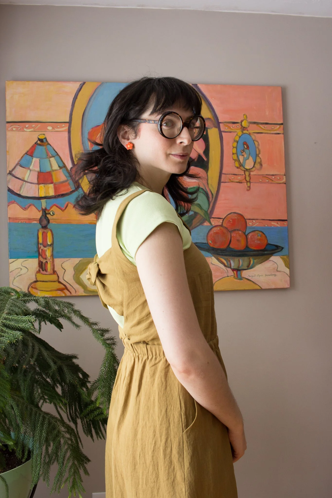 Eve Gravel Gaia Jumpsuit - Olive (In Store) - Image 13