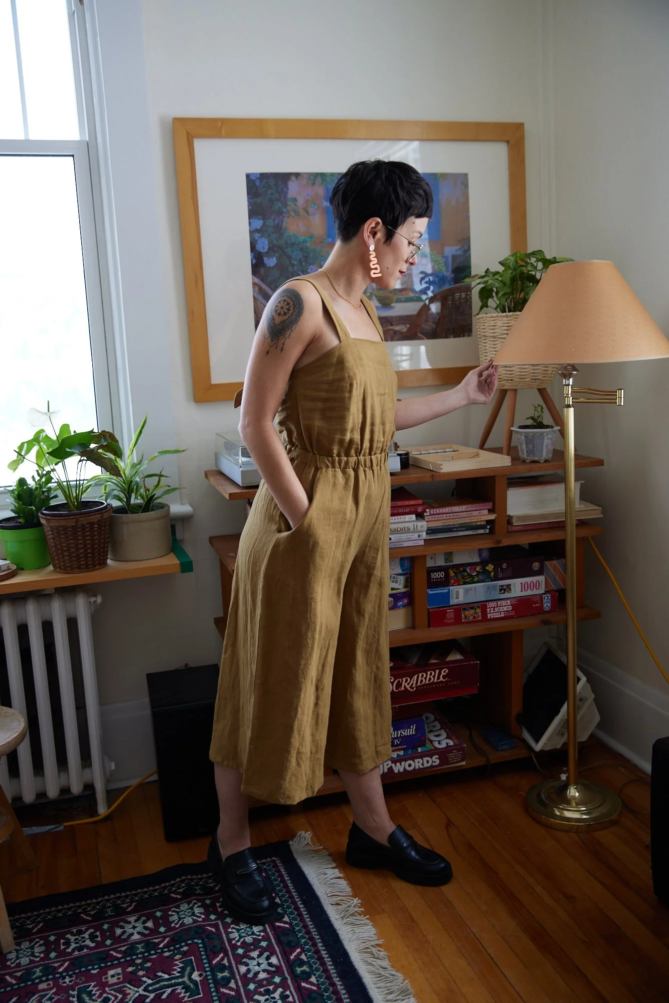 Eve Gravel Gaia Jumpsuit - Olive (In Store) - Image 3