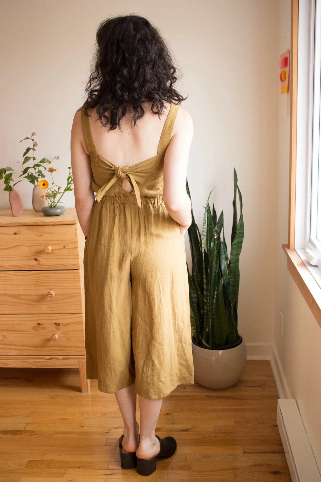 Eve Gravel Gaia Jumpsuit - Olive (In Store) - Image 6
