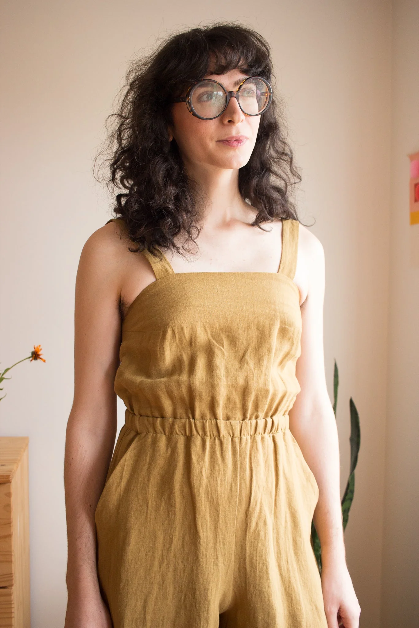 Eve Gravel Gaia Jumpsuit - Olive (In Store) - Image 9