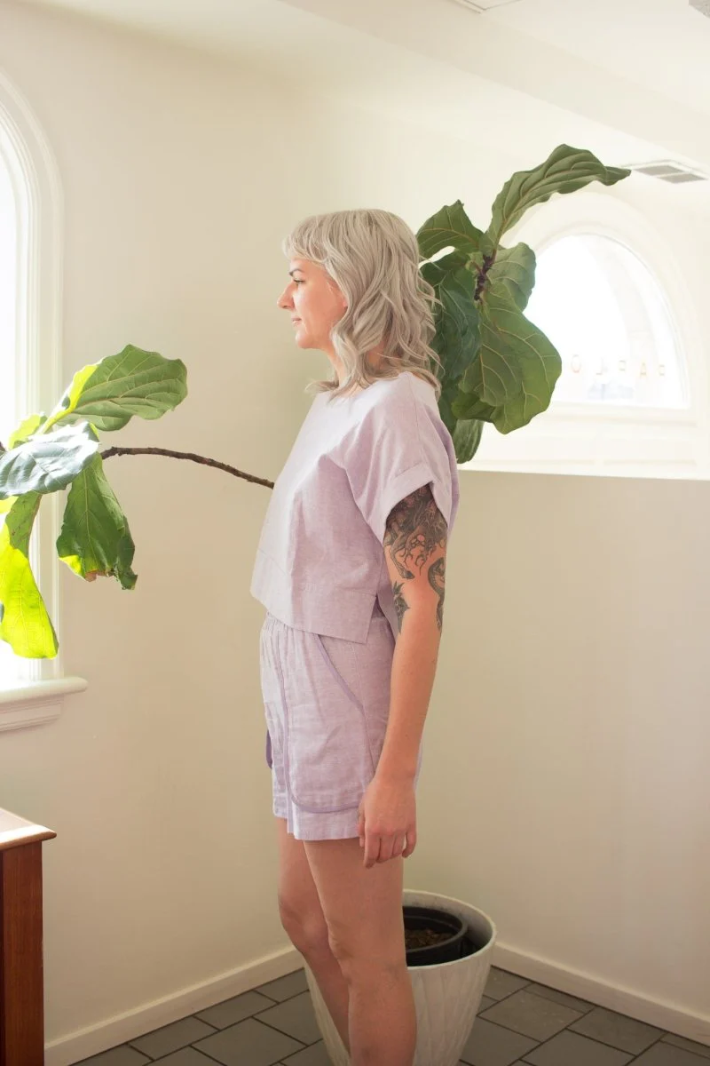 Eve Gravel Garcia Shorts - Lavender Ice (In Store) - Image 4