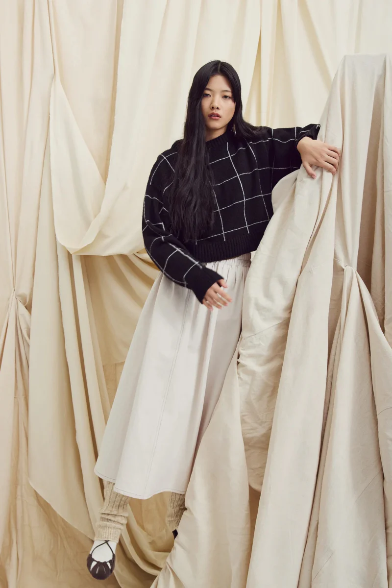 Eve Gravel Nyabel Knit - Black or Grey (Online Exclusive) - Image 7