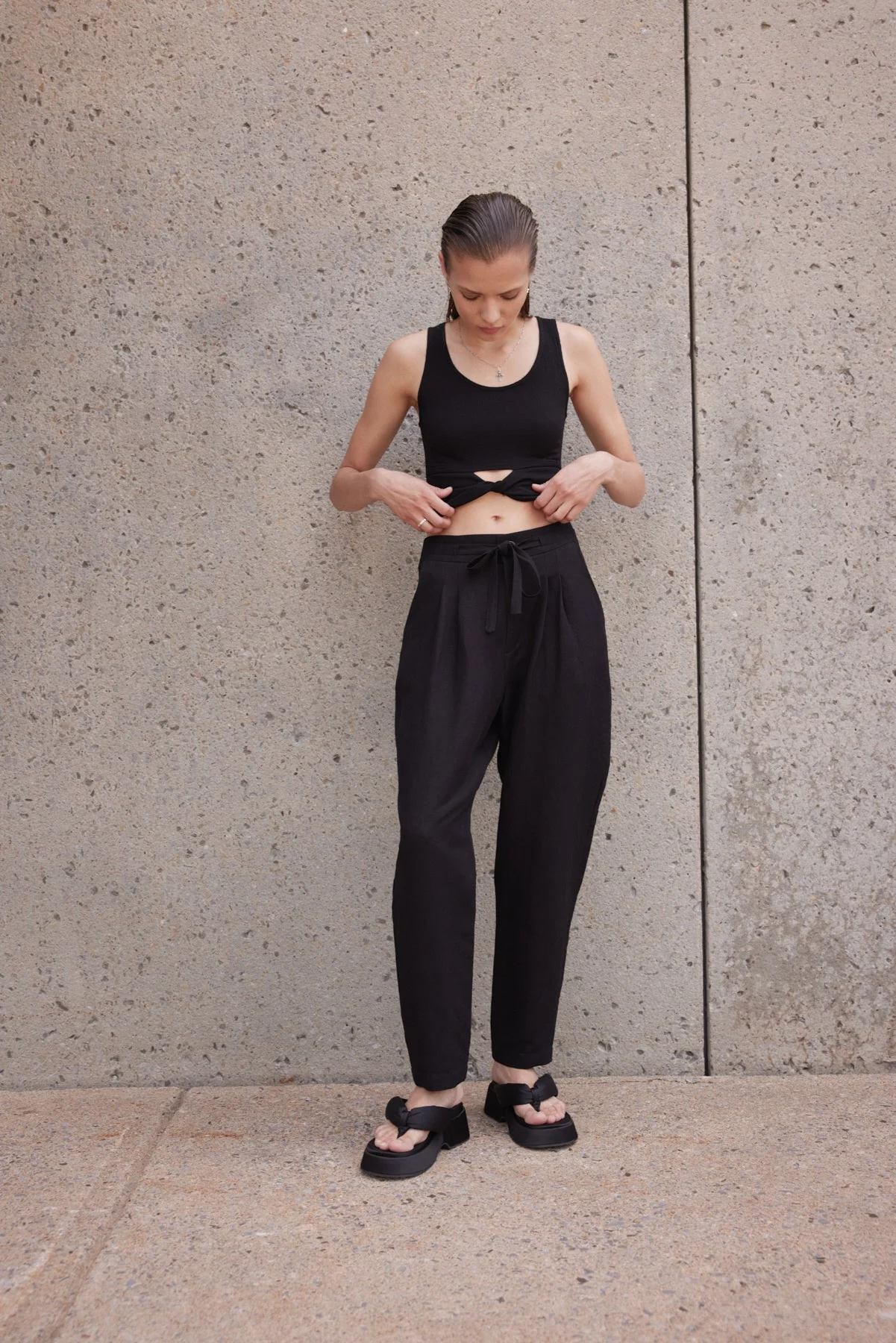 Eve Gravel Perse Top (Online Exclusive) - Image 6