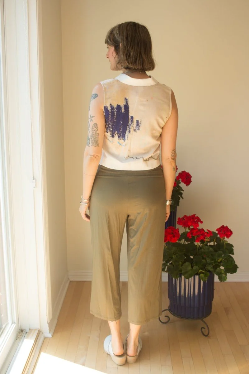 Eve Gravel West Shirt - Blue/Cream (In Store) - Image 5