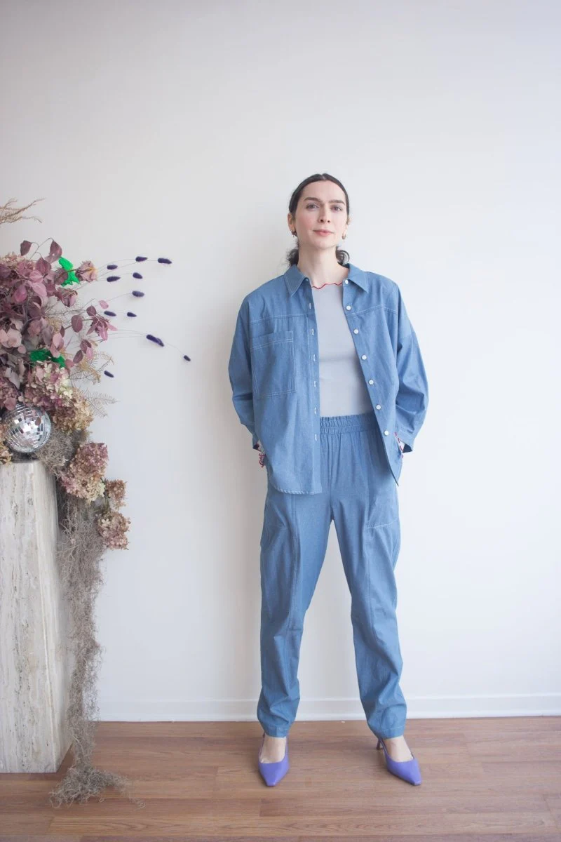 Eve Gravel Whynn Shirt - Light Denim (In Store) - Image 6