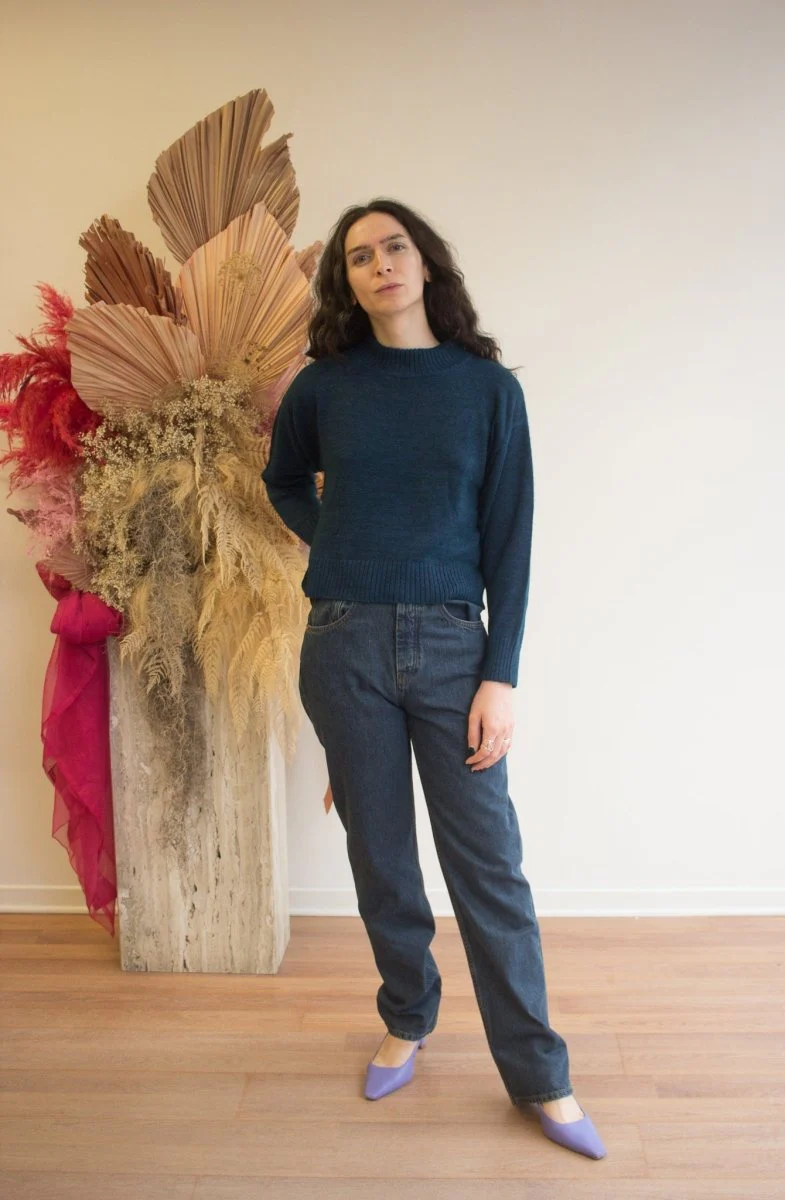 Eve Gravel Zephyr Knit - Bue (Online Exclusive) - Image 3