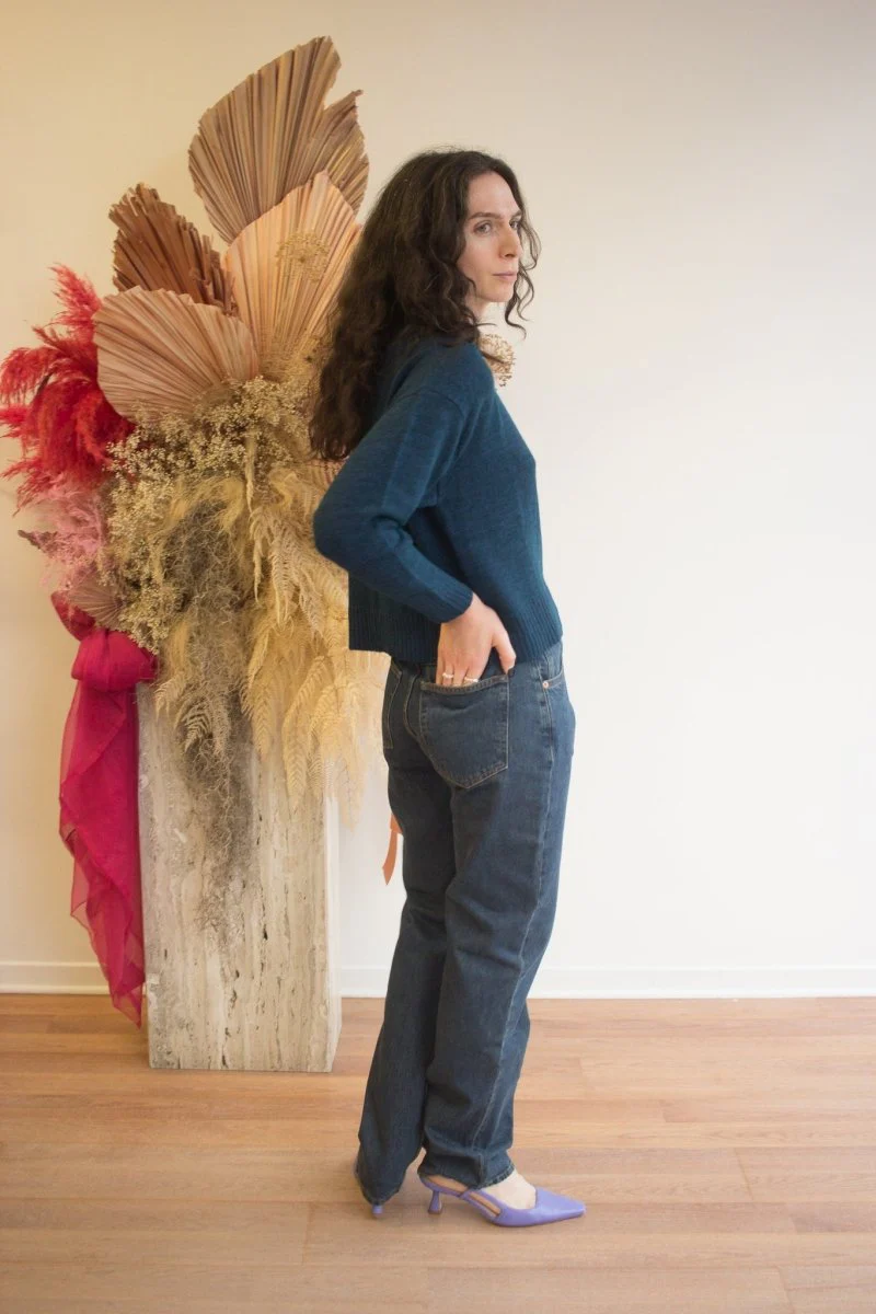 Eve Gravel Zephyr Knit - Bue (Online Exclusive) - Image 4