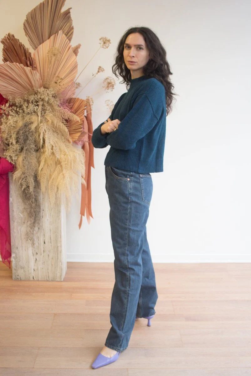 Eve Gravel Zephyr Knit - Bue (Online Exclusive) - Image 6