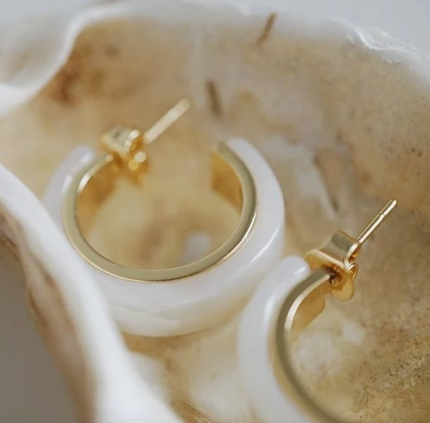 Foe & Dear Frances Mini Hoops - Image 4