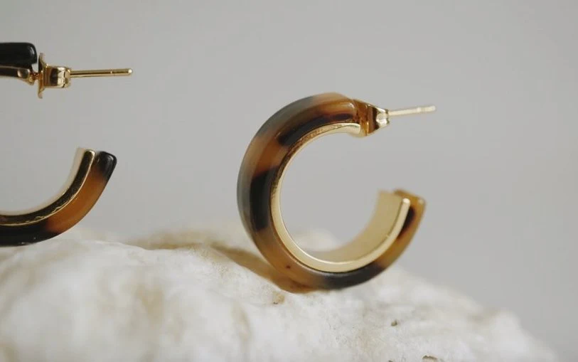 Foe & Dear Frances Mini Hoops - Image 5