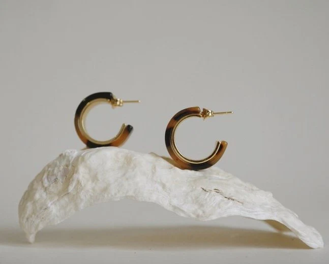 Foe & Dear Frances Mini Hoops - Image 6