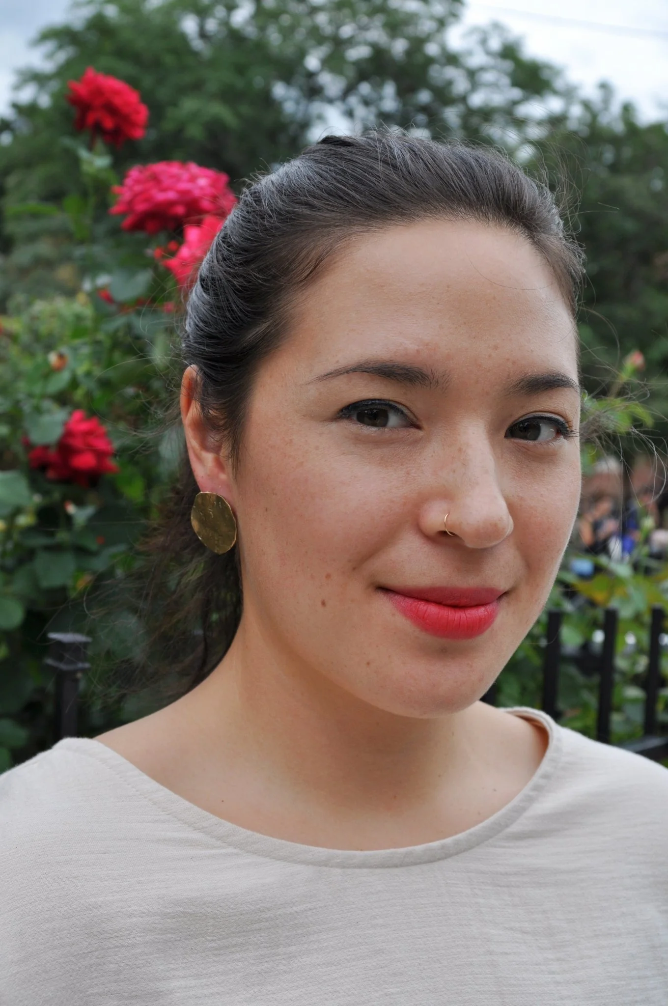 Hawkly Full Moon Lunar Earrings (Bronze or Silver) - Image 4