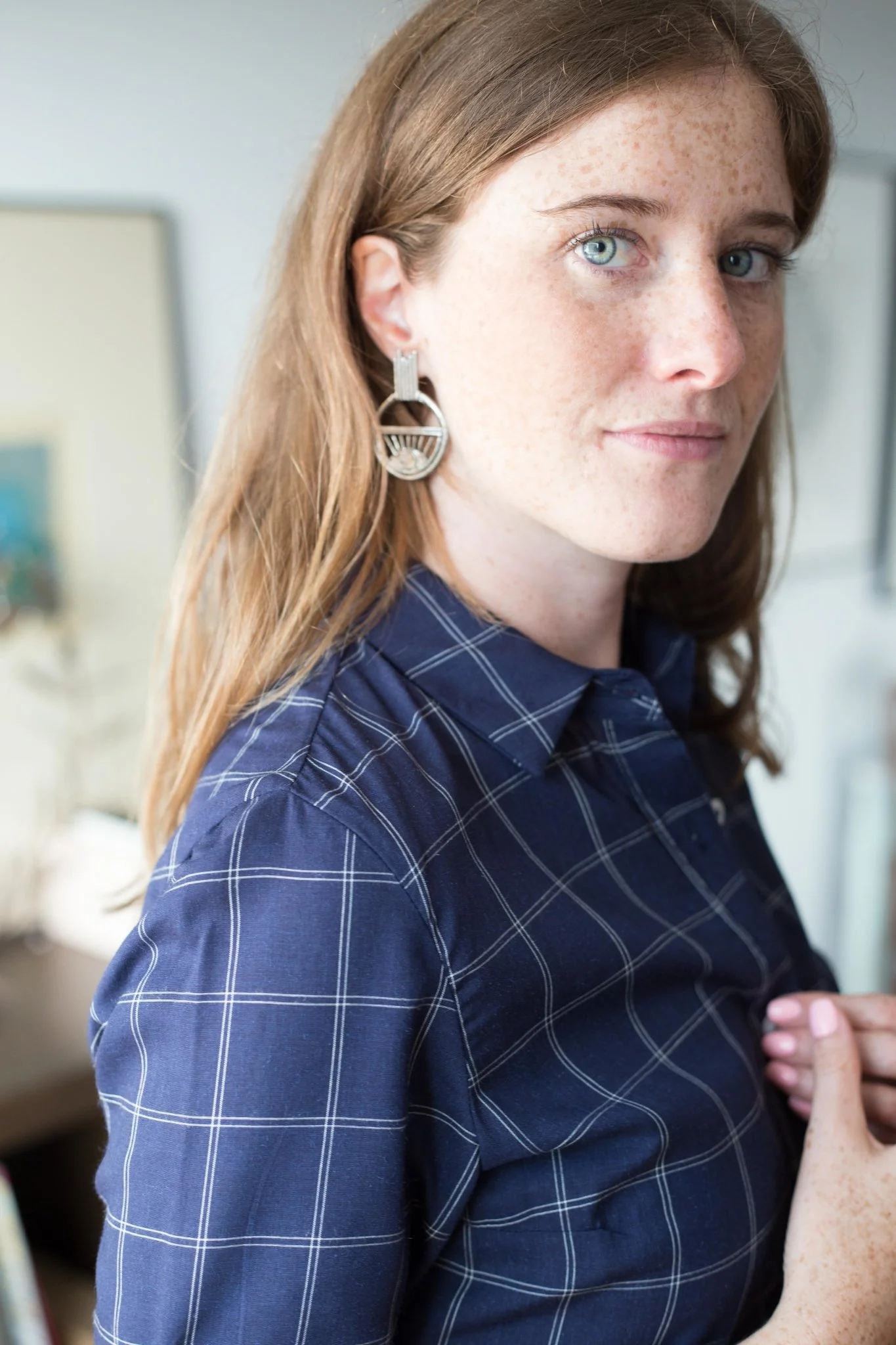 Hawkly Maven Earrings (Bronze or Silver) - Image 4