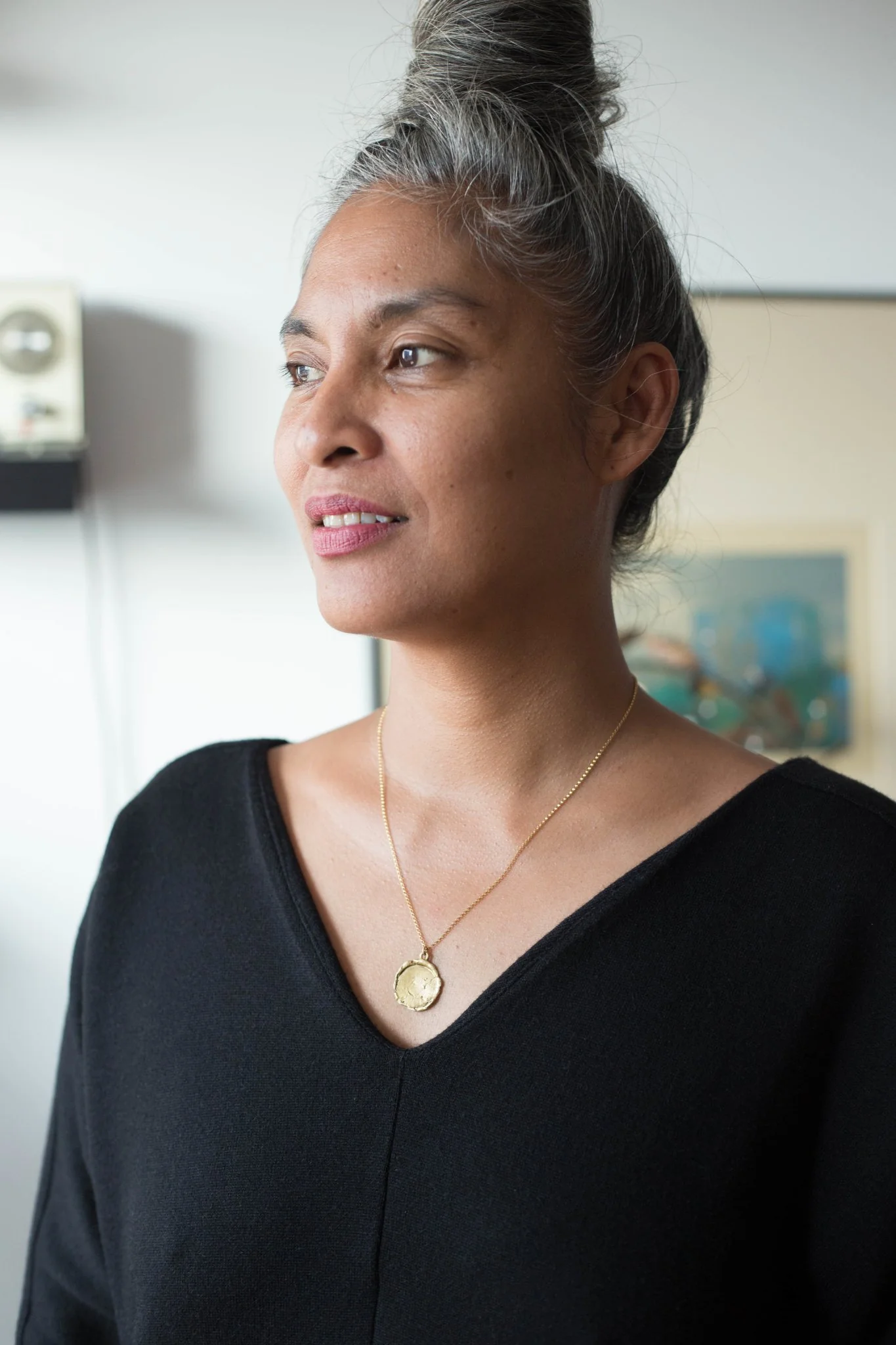 Hawkly Medallion I Necklace (Bronze or Silver) - Image 3