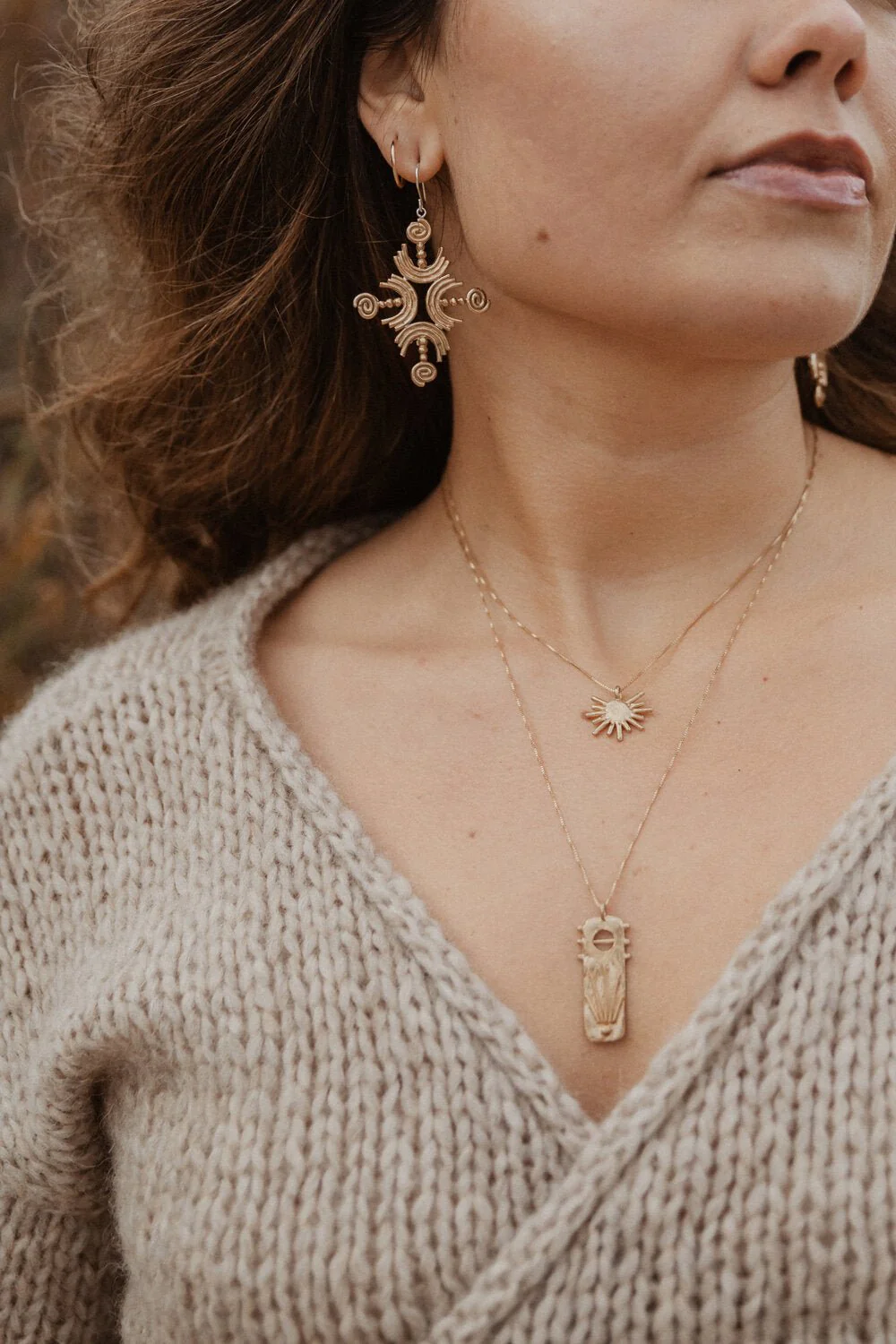 Hawkly Minca Necklace (Bronze) - Image 3