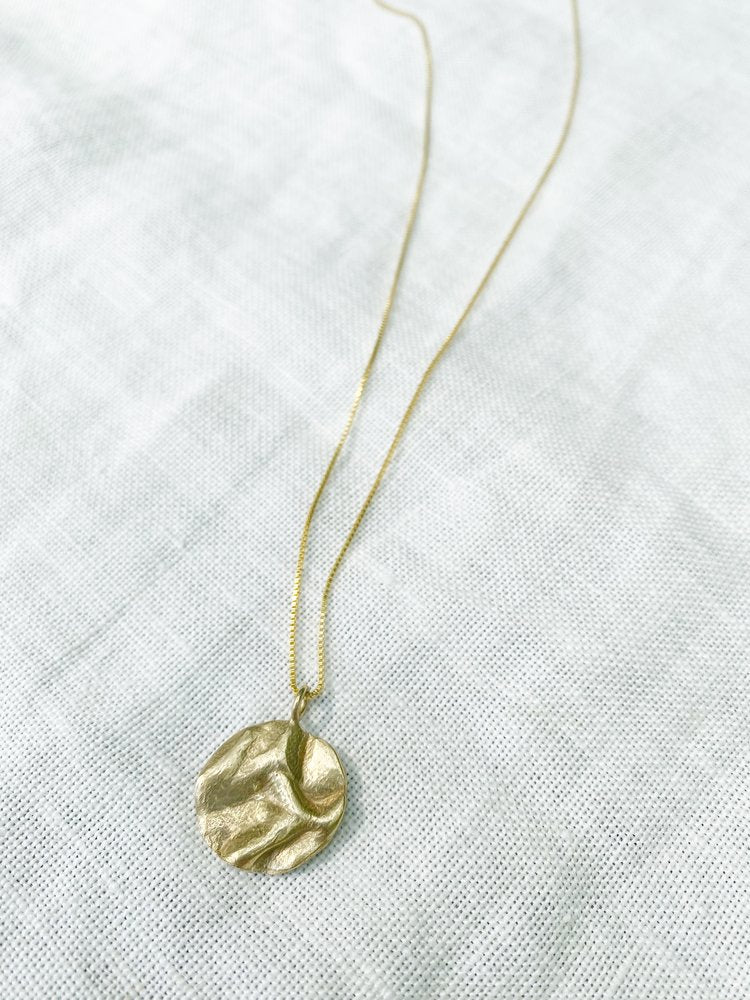 Hawkly Orb Medallion Necklace (Bronze or Silver) - Image 3